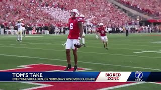 Tom Shatels Take Nebraska dominates Colorado [upl. by Ecnedurp109]