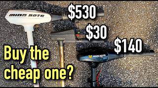 12 volt trolling motors  Will any one of these work on a small boat [upl. by Kcarb650]