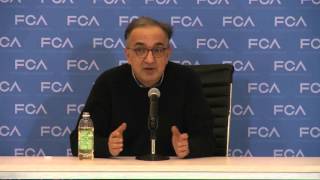 Sergio Marchionne at the 2016 NAIAS Part 3 of 3 [upl. by Ahsinyar]