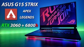 ASUS G15 STRIX 2022  RTX 3060 140w  Ryzen 7 6800h  Apex Legends [upl. by Julissa]