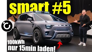 smart 5 Ersteindruck  Lademonster als echte Model Y Alternative [upl. by Runstadler]