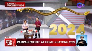 Mga pampasuwerte ngayong 2024 alamin  Dapat Alam Mo [upl. by Petigny656]