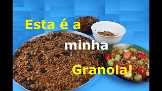 GRANOLA Caseira saudável prática e rápida [upl. by Yrot]