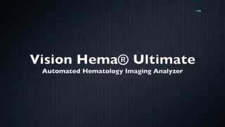 Vision Hema Ultimate  Automated Hematology Imaging Analyzer [upl. by Picco]