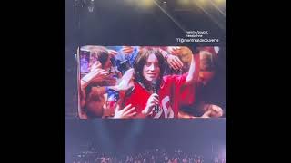 billie eilish lets fans fix her hair in hit me hard and soft tour quebec 092924 [upl. by Amada]