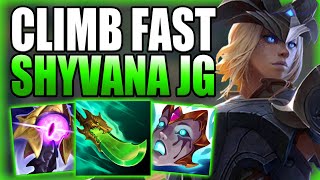 HOW TO USE BOTH VERSIONS OF SHYVANA JUNGLE TO CLIMB OUT OF LOW ELO FAST  Guide League of Legends [upl. by Ardnuaed]