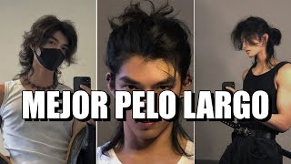 4 MEJORES PEINADOS de CABELLO LARGO hombre 2023  NO a ETAPA INCOMODA [upl. by Culhert]