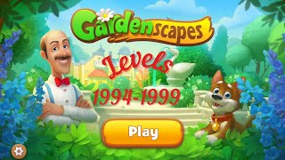 Gardenscapes Levels 19941999 walkthrough ios android [upl. by Cordle]