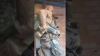 Ukrainian mercenary shows off his equipment army war military militaryshorts [upl. by Laing]