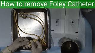 How to remove Foley Catheter [upl. by Acenahs355]