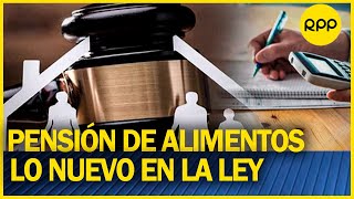 Conoce las modificaciones en la ley que agiliza trámites de pensión de alimentos FamiliaYJusticia [upl. by Betty]