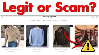 Watson Apparel Review  Legit or Scam Store [upl. by Ahsirk]