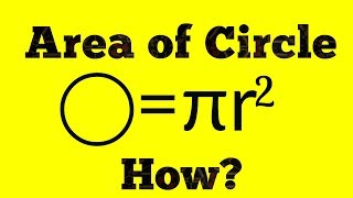 Proof of Area of circle  Pi R Square [upl. by Balcke]