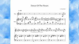 Dance Of The Hours Amilcare Ponchielli Flute  Piano [upl. by Yar]