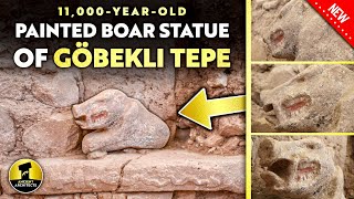 11000YearOld PAINTED Boar Statue of Göbekli Tepe  Ancient Architects [upl. by Lentha]