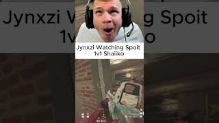 Jynxzi Reacts to Spoit VS Shaiiko 1v1 on Siege [upl. by Seumas]