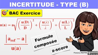 INCERTITUDE TYPE B  Exercice corrigé  Terminale [upl. by Liesa907]