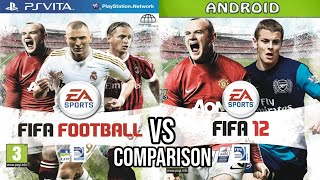 FIFA 12 PS Vita Vs Android [upl. by Eramal]