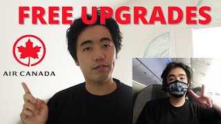 FREE BUSINESS CLASS UPGRADES ON AIR CANADA – HOW TO EARN ELITE STATUS WITHOUT FLYING [upl. by Ellerahs68]