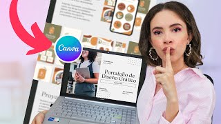 💼Crea un portafolio de DISEÑO profesional en canva [upl. by Asinla]