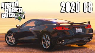 New Police 2020 C8 Corvette Showcase GTA 5 LSPDFR [upl. by Japha]