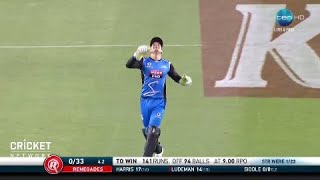 Melbourne Renegades v Adelaide Strikers BBL07 [upl. by Nemzzaj]