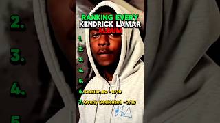 Ranking Every Kendrick Lamar Album kendricklamar kendrick rap hiphop tpab gkmc mmatbs [upl. by Irik940]