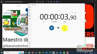 CÓMO USAR CRONOMETRO Y TEMPORIZADOR EN LA COMPU SIN INTERNER NI PROGRAMAS [upl. by Wilbert]