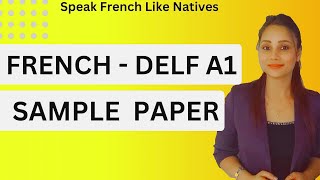 DELF A1 FRENCH SAMPLE PAPER [upl. by Lilias]