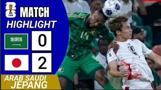 JEPANG vs ARAB SAUDI FULL MATCH  HASIL JEPANG vs ARAB  JEPANG vs ARAB TADI MALAM [upl. by Donelu]