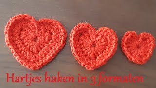 Haken ♥ Hartjes in 3 formaten [upl. by Foy124]