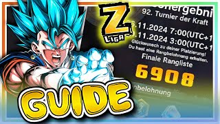 Die BESTEN TEAMS für das 93 Turnier der Kraft ToP Guide  Dragon Ball Legends [upl. by Notlit48]