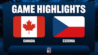 Canada vs Czech Republic QF  2018 IIHF Ice Hockey U18 World Championship [upl. by Vial]