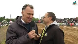 Tracteur Pulling Bernay 2024  Rencontre avec Thierry Caillette [upl. by Llydnek452]