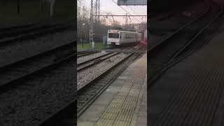 FEVE 3300 en Pola de Siero con destino a Infiesto Apeadero train renfe railway [upl. by Batista]