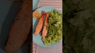 Somon la tigaie shorts cooking food salmon  healthy diet [upl. by Alan]