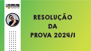 Resolução da prova do IFSC 20241 [upl. by Vanya]