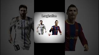 Reality vs imagination 🤣 trending football viral ronaldo messi funny shorts [upl. by Maples590]