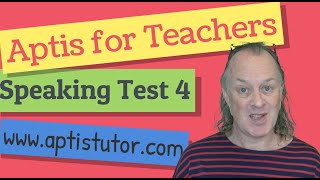 Aptis ESOL for Teachers Speaking Practice Test 4  Examen de Práctica 4 [upl. by Helaine]