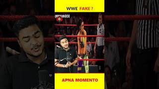 WWE is Fake  WWE Fake hai  shortvideos [upl. by Atikahc]