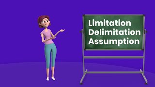 Limitations delimitations and assumptions in research Differences with Examples [upl. by Yarg]