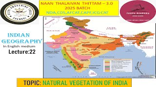 Natural Vegetation of India Lecture22  Complete Indian Geography for all exams cdsndaafcatcapf [upl. by Esilrac852]