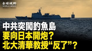 中共海警船突闖入與日本有爭議的海域 疑有機關炮；北大清華教授高調呼籲爭取自由【全球視野】 [upl. by Hoisch]