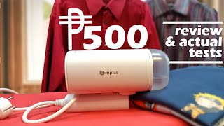 Simplus Steamer iron for Php 500 only  check muna bago bili [upl. by Adriane]