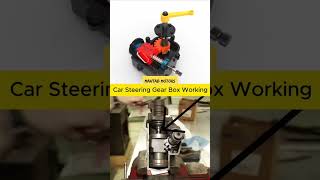 Car Steering Gear Box Working Mechanism👨‍🔧 mechanic car steering shorts [upl. by Kcirrek]