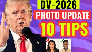 How to Submit A Correct Photo for DV2026  DV 2026 Photo Requirements DV2026 Application Date [upl. by Llecram]