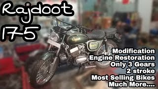 Legendary RAJDOOT 175 CC Modification amp Restoration  ENGINEER SINGH [upl. by Magill]