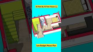 1 Bedroom House Plan homeplan naksha shortfeed nakshaghar [upl. by Teragramyram]