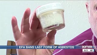 EPA bans last form of asbestos used in US [upl. by Sinnoda]