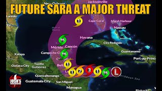 111324 Storm Threat Growing for Central America Yucatan Florida [upl. by Ortrude]